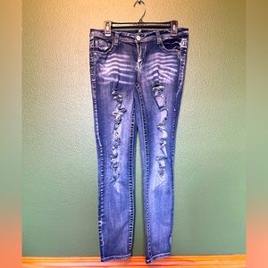 Almost famous ripped skinny jeans